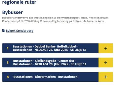 Køreplaner